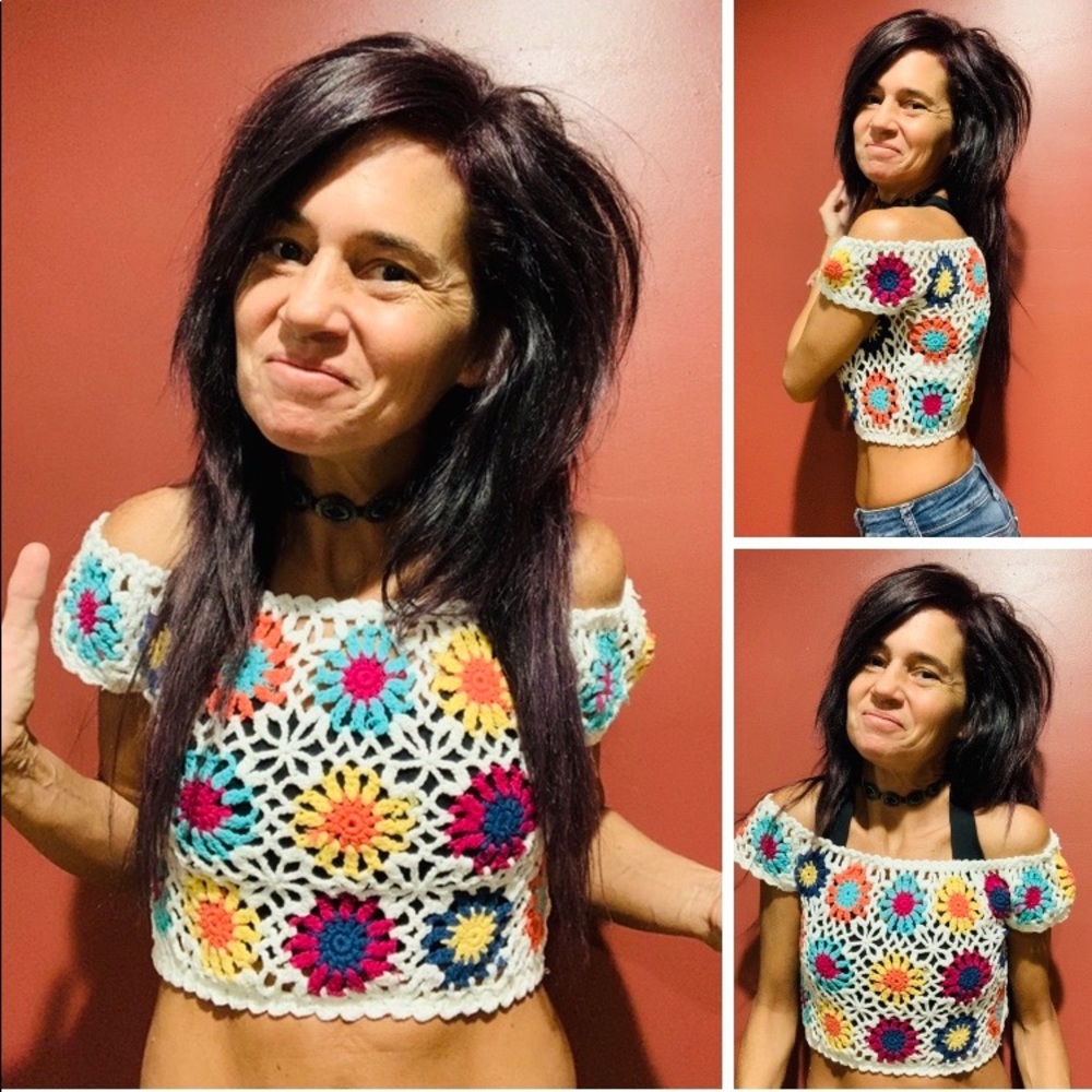 Crocheted Top✌️☮️NWT